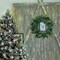 Angel Pine Wreath: 218 Lifelike Green Tips, 24" Wide, Indoor/Outdoor Use - Festive Christmas Decor for Home & Office - 2024 Christmas Collection, Floral Home by Artificial Flowers